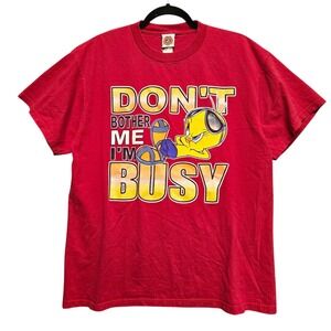 Vintage 2001 Looney Tunes Tweety Bird Red‎ Graphic T-Shirt Mens Large Freeze